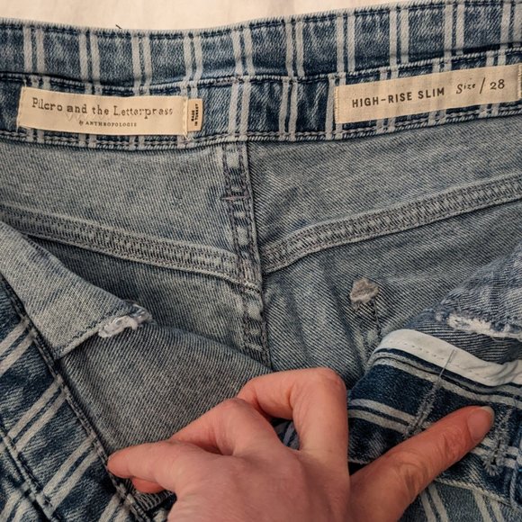 Anthropology stripped jeans - Picture 2 of 2